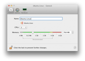 General Virtual Machine Settings